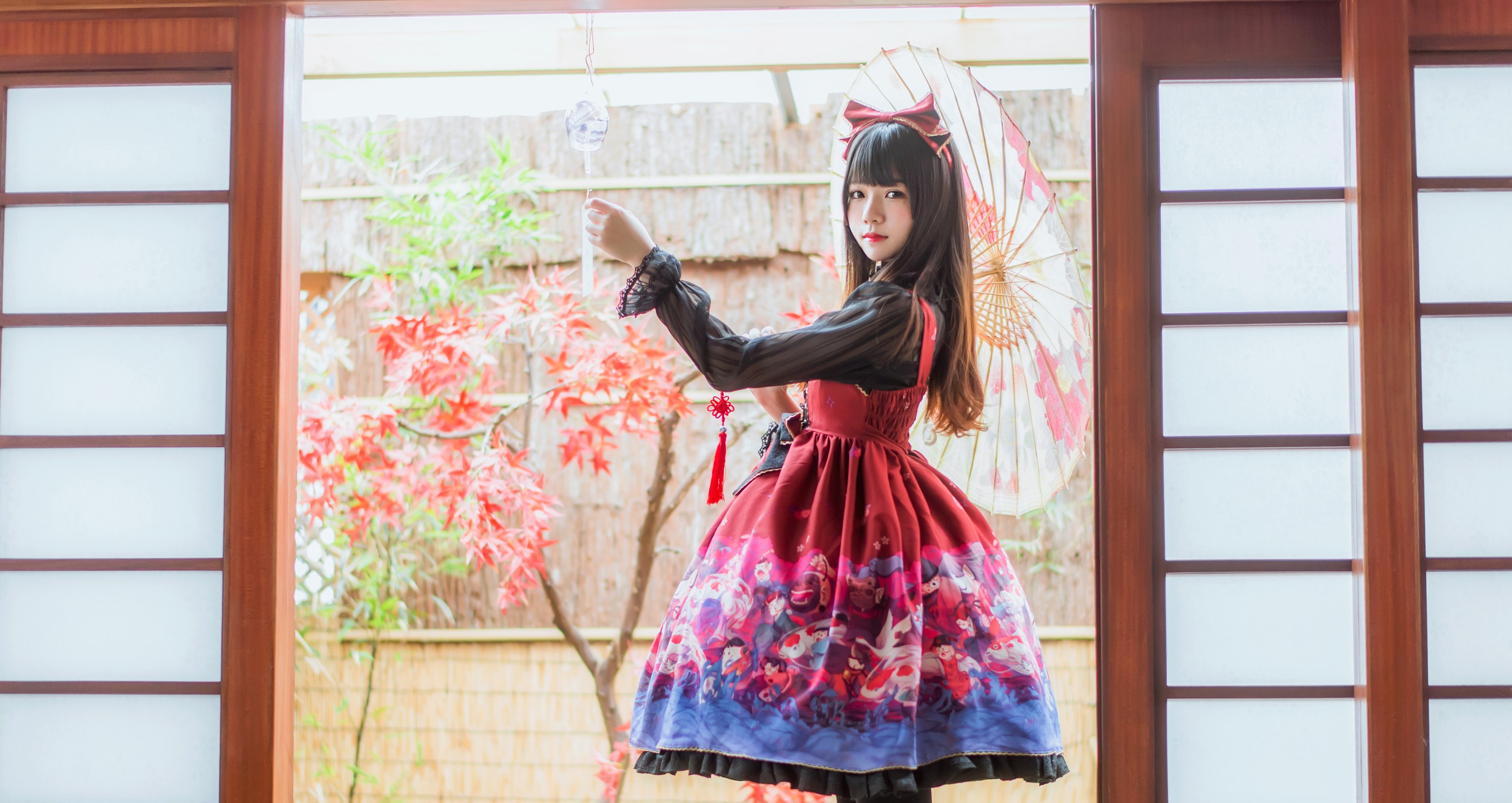 图片[1]-桜桃喵 – NO.005 和风lolita [22P]-XikXak
